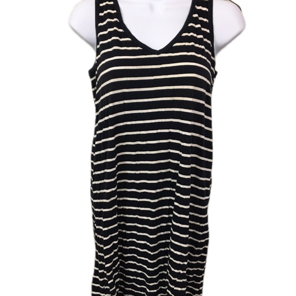 Striped Sleeveless Dress - Picture 1 of 3